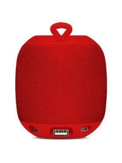 BOCINA BLUETOOTH BROBOTIX 263816 RADIO FM REDONDA ROJO - Image 2