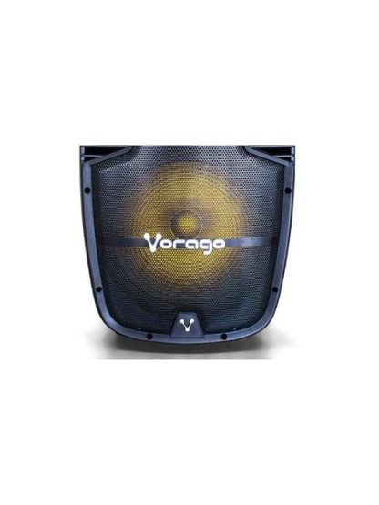VORAGO BAFLE CON KARAOKE KSP-500 BLUETOOTH INALAMBRICO 100W RMS USB 2.0 NEGRO - INCLUYE TRIPIE + 2 MICROFONOS - Image 2