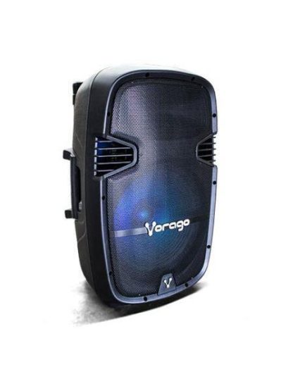 VORAGO BAFLE CON KARAOKE KSP-500 BLUETOOTH INALAMBRICO 100W RMS USB 2.0 NEGRO - INCLUYE TRIPIE + 2 MICROFONOS - Image 8