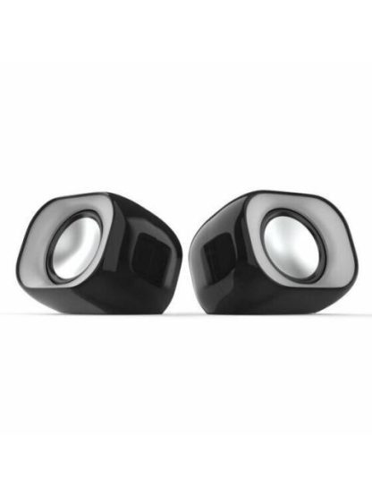BOCINAS HP DHS2111 BOCINA 2.0 MULTIMEDIA HP RATED POWER 2X 3W CONEXION 3.5 MM JACK (AUDIO) USB (POWER) - POWER SUPPLY USB (5V)