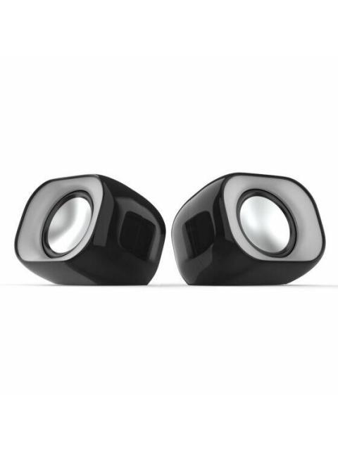 BOCINAS HP DHS2111 BOCINA 2.0 MULTIMEDIA HP RATED POWER 2X 3W CONEXION 3.5 MM JACK (AUDIO) USB (POWER) - POWER SUPPLY USB (5V)