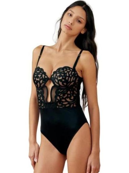BODY BORDADO NEGRO LOVE TO LOUNGE
