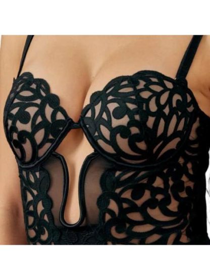 BODY BORDADO NEGRO LOVE TO LOUNGE - Image 5