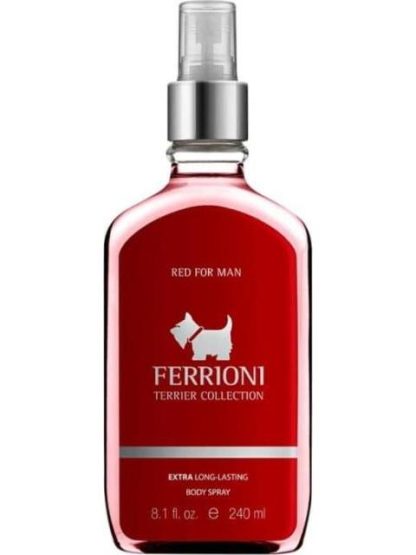 BODY MIST TERRIER RED 240ML ROJO FERRIONI