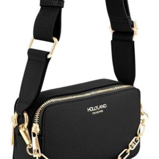BOLSA CROSSBODY CON CADENA NEGRO HOLLY LAND