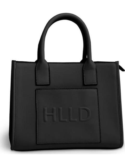 BOLSA SATCHEL LISA CON CORREA TEXTIL GRUESA NEGRO HOLLY LAND