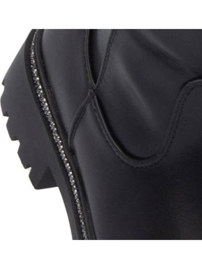 BOTA ALTA CON PEDRERIA NEGRO BELINDA PEREGRIN - Image 6