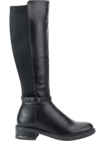 BOTA ALTA CON ELASTICO NEGRO TIERRA BENDITA