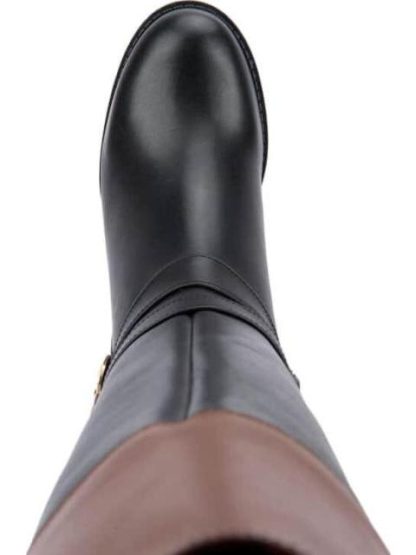 BOTA ALTA DE PIEL NEGRO VIVIS SHOES - Image 3