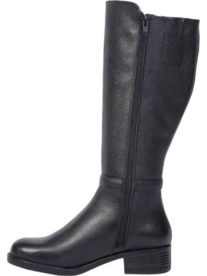 BOTA ALTA DE PIEL NEGRO VIVIS SHOES - Image 5