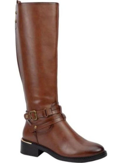 BOTA ALTA HEBILLA METALICA COGNAC GOODYEAR - Image 2