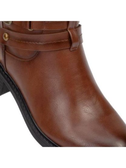 BOTA ALTA HEBILLA METALICA COGNAC GOODYEAR - Image 6