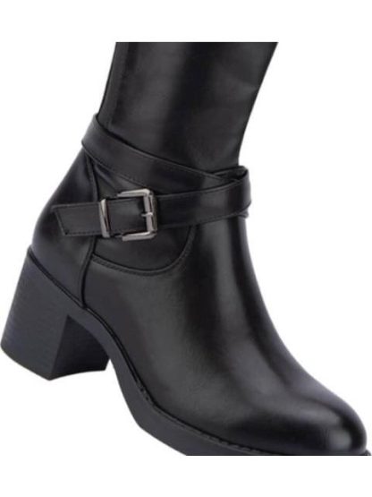 BOTA ALTA HEBILLA METALICA NEGRO TIERRA BENDITA - Image 6