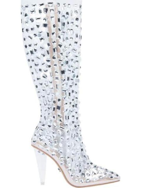 BOTA ALTA MICA CON PEDRERIA NEUTRAL THALIA SODI