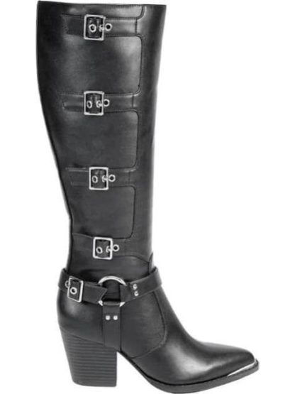 BOTA ALTA TACON MEDIO NEGRO TIERRA BENDITA DELUXE