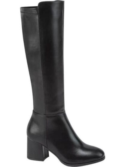BOTA ALTA TACON MEDIO NEGRO YAELI - Image 2