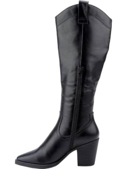 BOTA VAQUERA BORDADA NEGRO TIERRA BENDITA - Image 5
