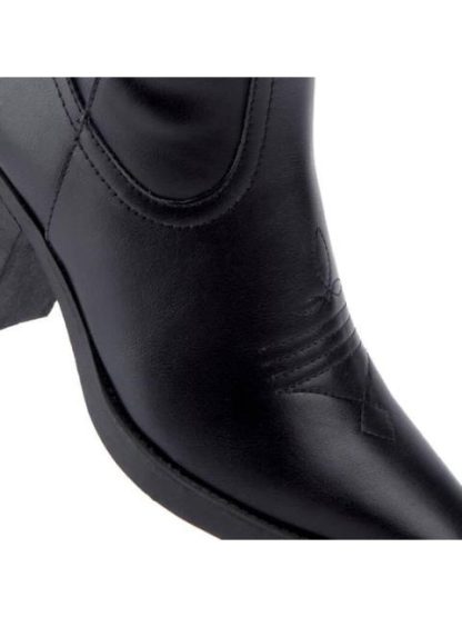 BOTA VAQUERA BORDADA NEGRO TIERRA BENDITA - Image 6