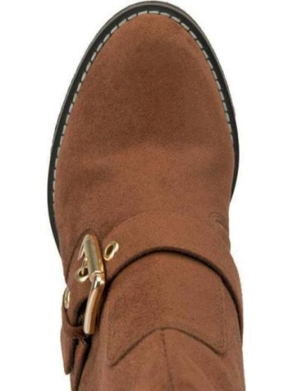 BOTA ANTE PLATAFORMA TRACK COGNAC BELINDA PEREGRIN - Image 4