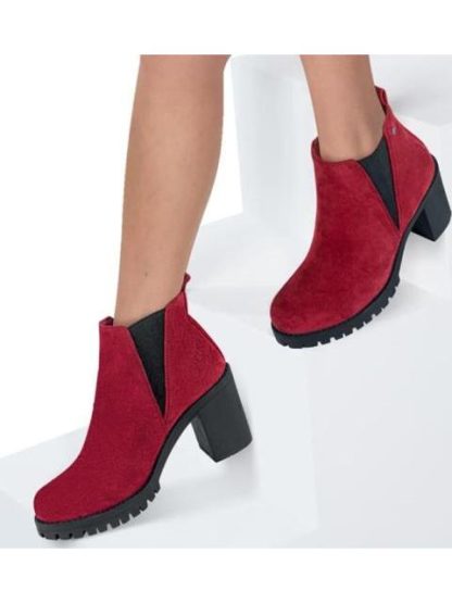 BOTA ANTE SUELA TRACK ROJO VI LINE