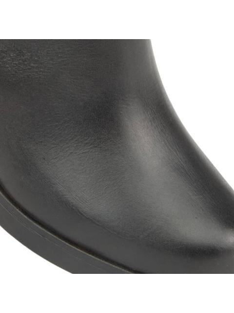 BOTA CASUAL DE PIEL NEGRO VIVIS SHOES - Image 6