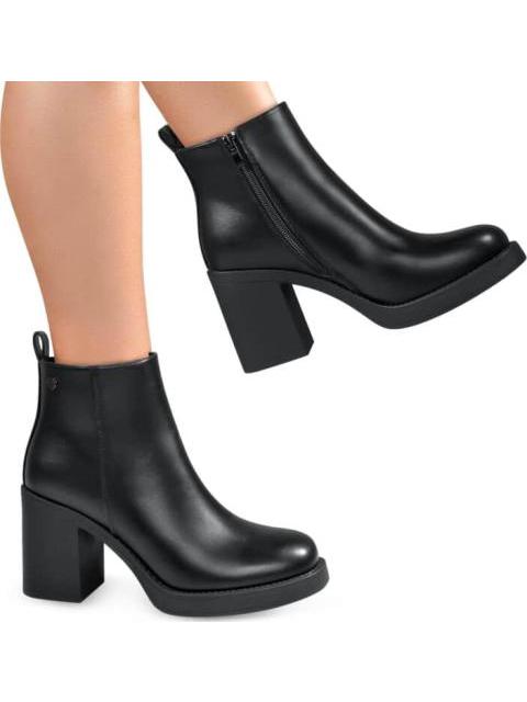 BOTA CASUAL TACON ALTO NEGRO SAO PAULO