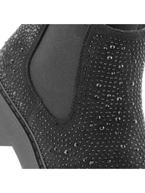 BOTA CHELSEA CON PEDRERIA NEGRO BELINDA PEREGRIN - Image 5