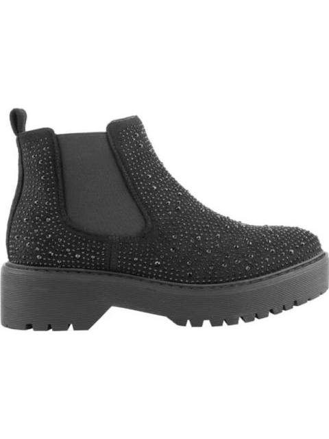 BOTA CHELSEA CON PEDRERIA NEGRO BELINDA PEREGRIN