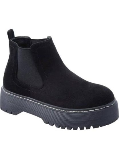 BOTA CHELSEA CON PLATAFORMA NEGRO GOODYEAR - Image 2
