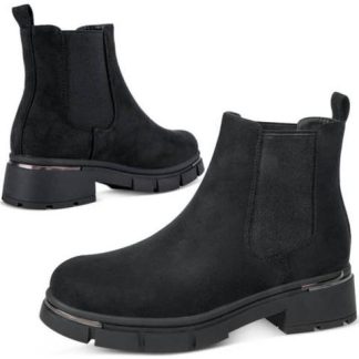 BOTA CHELSEA SUELA TRACK NEGRO TIERRA BENDITA