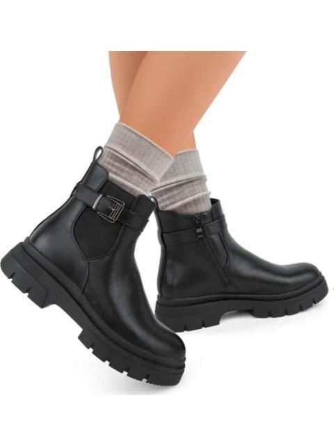 BOTA CON ELASTICO NEGRO GOODYEAR