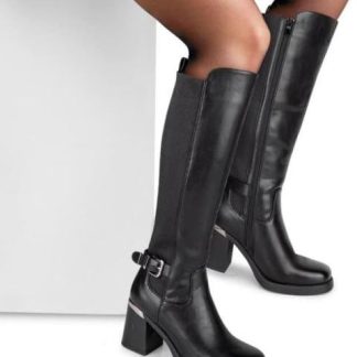 BOTA CON ELASTICO NEGRO TIERRA BENDITA