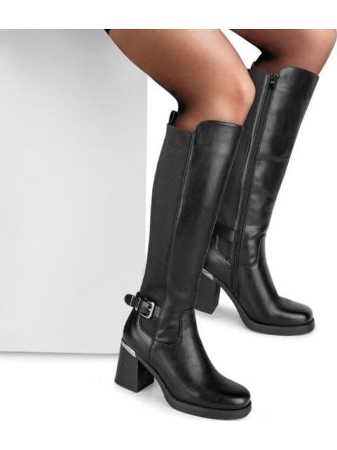 BOTA CON ELASTICO NEGRO TIERRA BENDITA