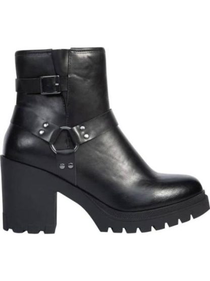 BOTA CON ESTRIBO SUELA TRACK NEGRO GOODYEAR