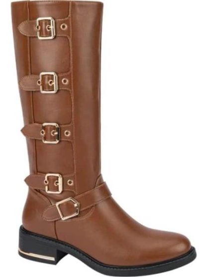 BOTA CON HEBILLAS COGNAC TIERRA BENDITA - Image 2