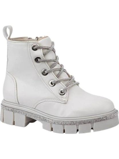 BOTA CON PEDRERIA BEIGE/HUESO VIVIS SHOES KIDS - Image 2