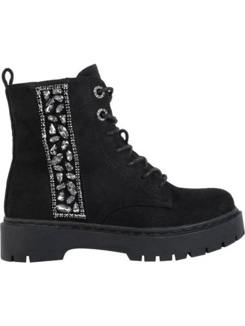 BOTA CON PEDRERIA NEGRO VIVIS SHOES KIDS