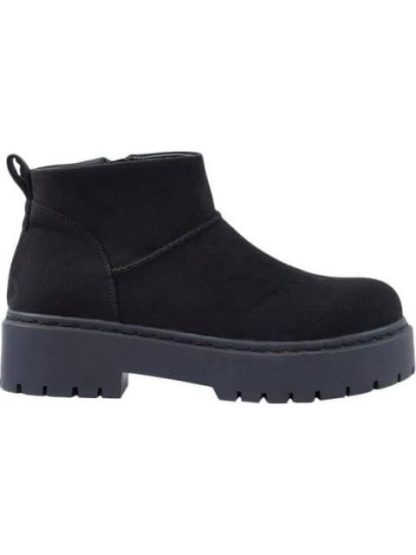BOTA CON PLATAFORMA NEGRO TIERRA BENDITA
