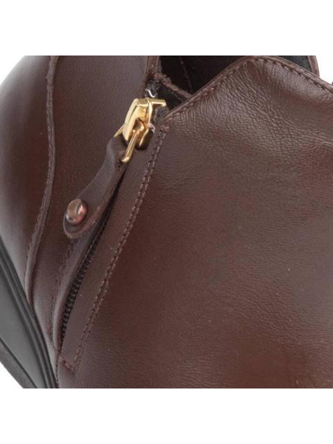 BOTA CONFORT PIEL DE BORREGO CUÑA CAFE CALZADO PAZSTOR - Image 6