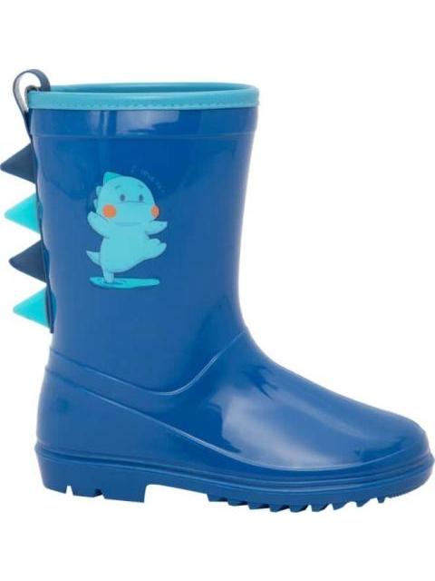 BOTA DE LLUVIA ESTAMPADA AZUL SCHATZ KIDS