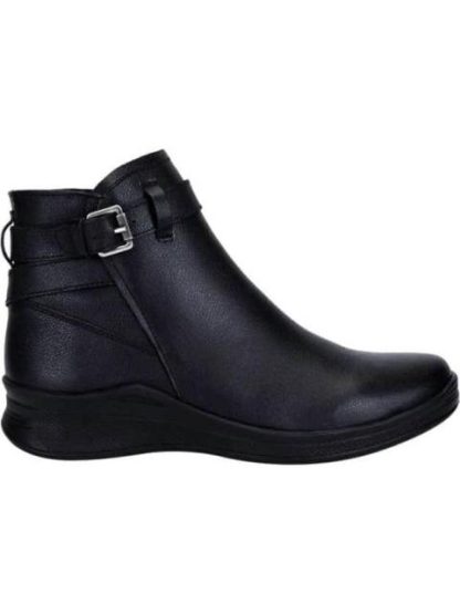 BOTA DE PIEL NEGRO SHOSH CONFORT
