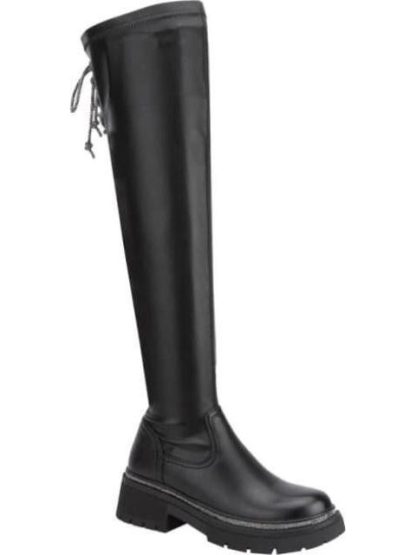 BOTA EXTRA LARGA STRETCH NEGRO TIERRA BENDITA - Image 2