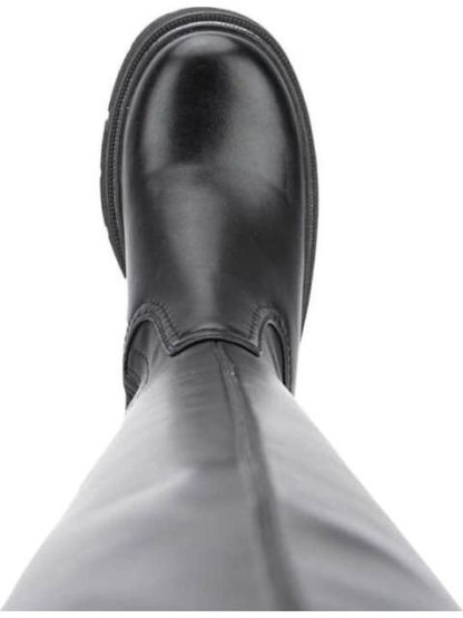 BOTA EXTRA LARGA STRETCH NEGRO TIERRA BENDITA - Image 3