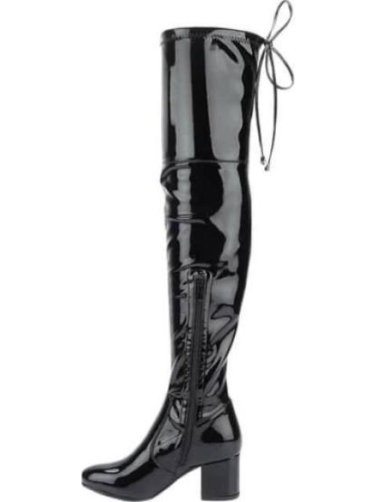 BOTA EXTRALARGA STRETCH NEGRO YAELI - Image 5