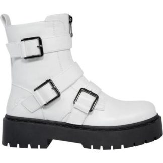 BOTA HEBILLAS SUELA TRACK BLANCO GOODYEAR