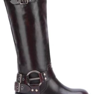 BOTA HEBILLAS TACON BAJO VINO GOODYEAR