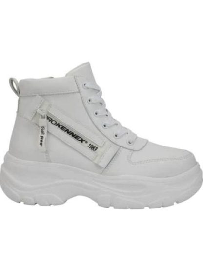 BOTA HIKER CON PLATAFORMA BLANCO PROKENNEX