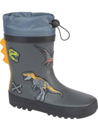 BOTA LLUVIA DINOSAURIO GRIS SCHATZ KIDS - Image 2