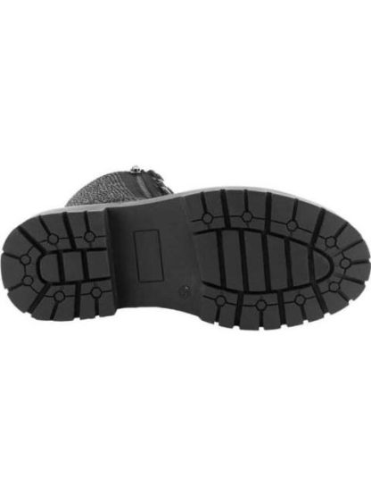 BOTA MILITAR CON PEDRERIA NEGRO BELINDA PEREGRIN - Image 3