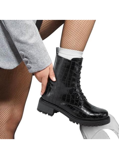 BOTA MILITAR CROCO NEGRO TIERRA BENDITA